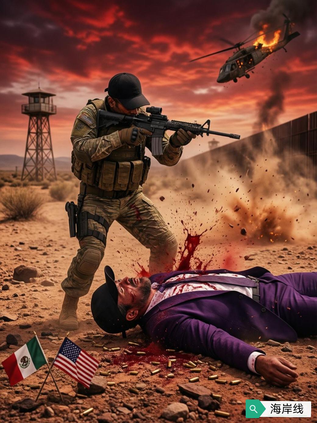 斩首成功！美军牵头特遣队出手，墨西哥大毒枭“门乔”被击毙
 
路透社2月22日消