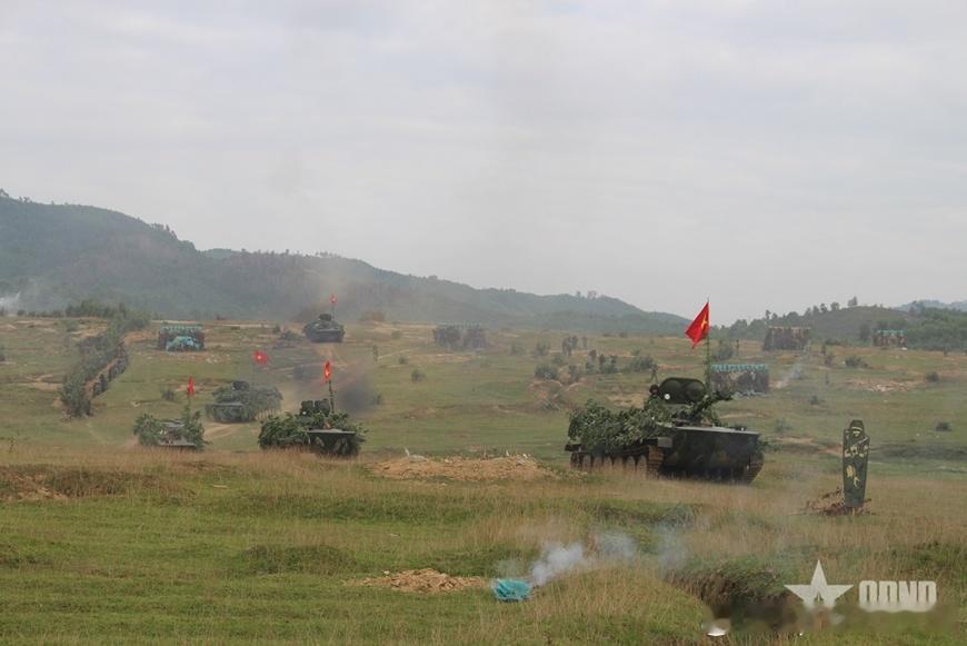 2025年4月越军第4军区第206坦克旅进行训练军事历史全触达