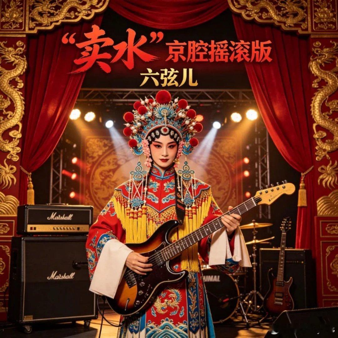 我用听歌识曲识别出了歌手六弦儿的《卖水 (京腔摇滚版)》，听听看 ​​​