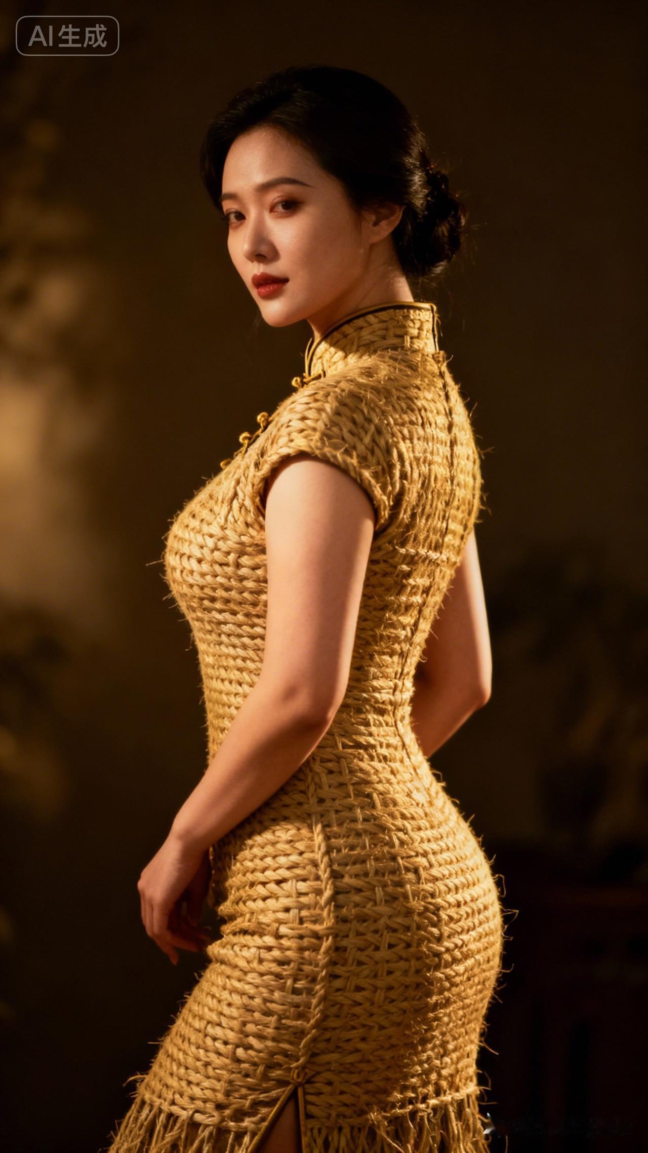 优雅复古的旗袍，尽显东方女性的魅力。