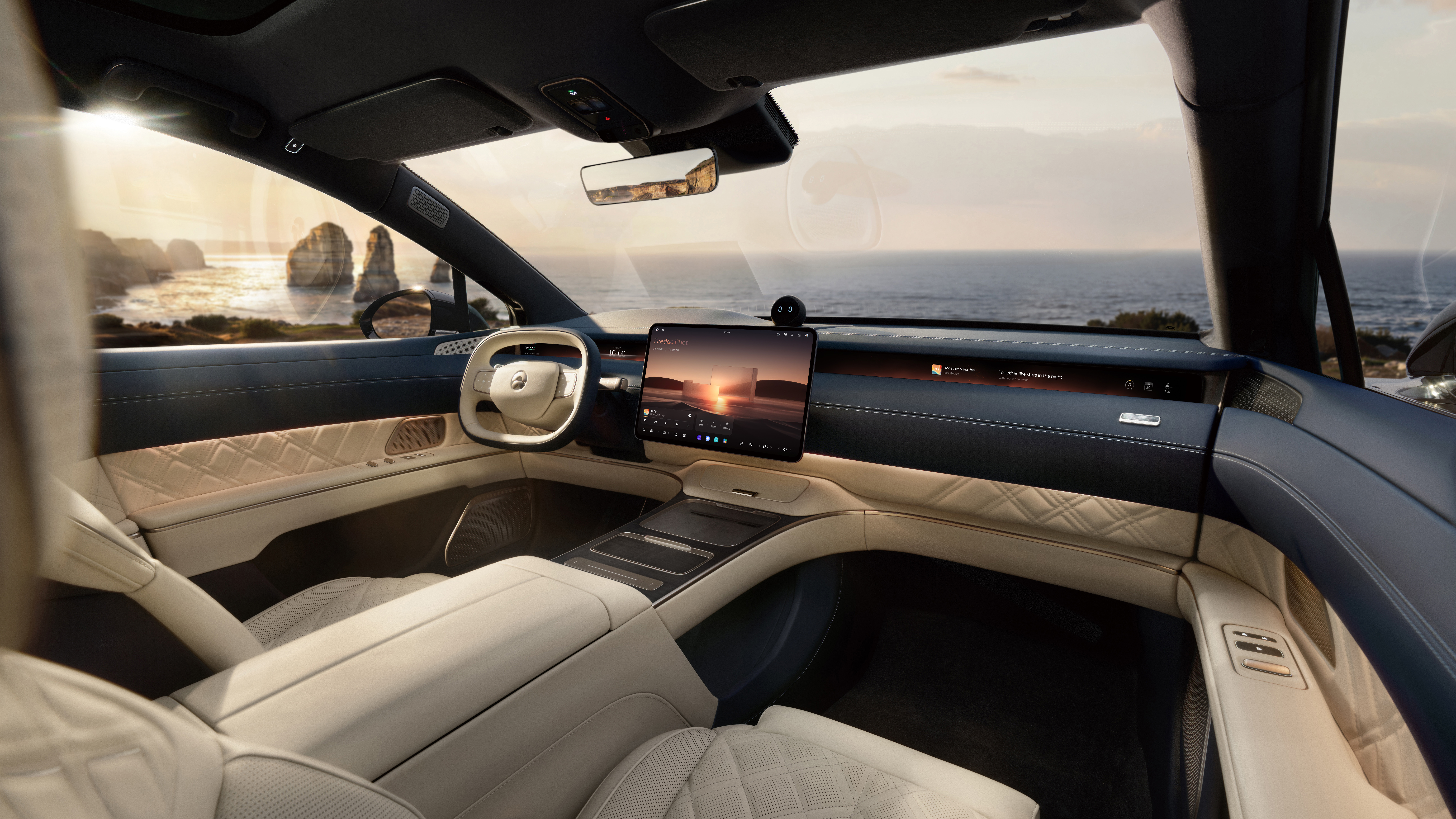 蔚来发布ET9 地平线HORIZON特别版全新色彩主题「浮光跃金」和「寰宇曜月」