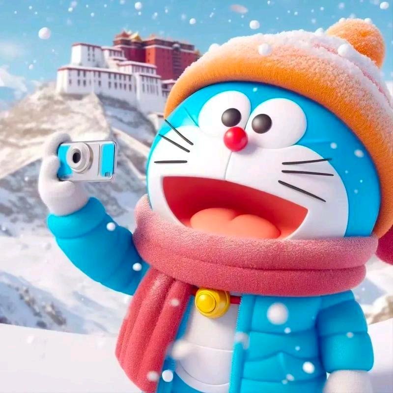欢迎关注抖音——哆啦A梦Tibet ​​​