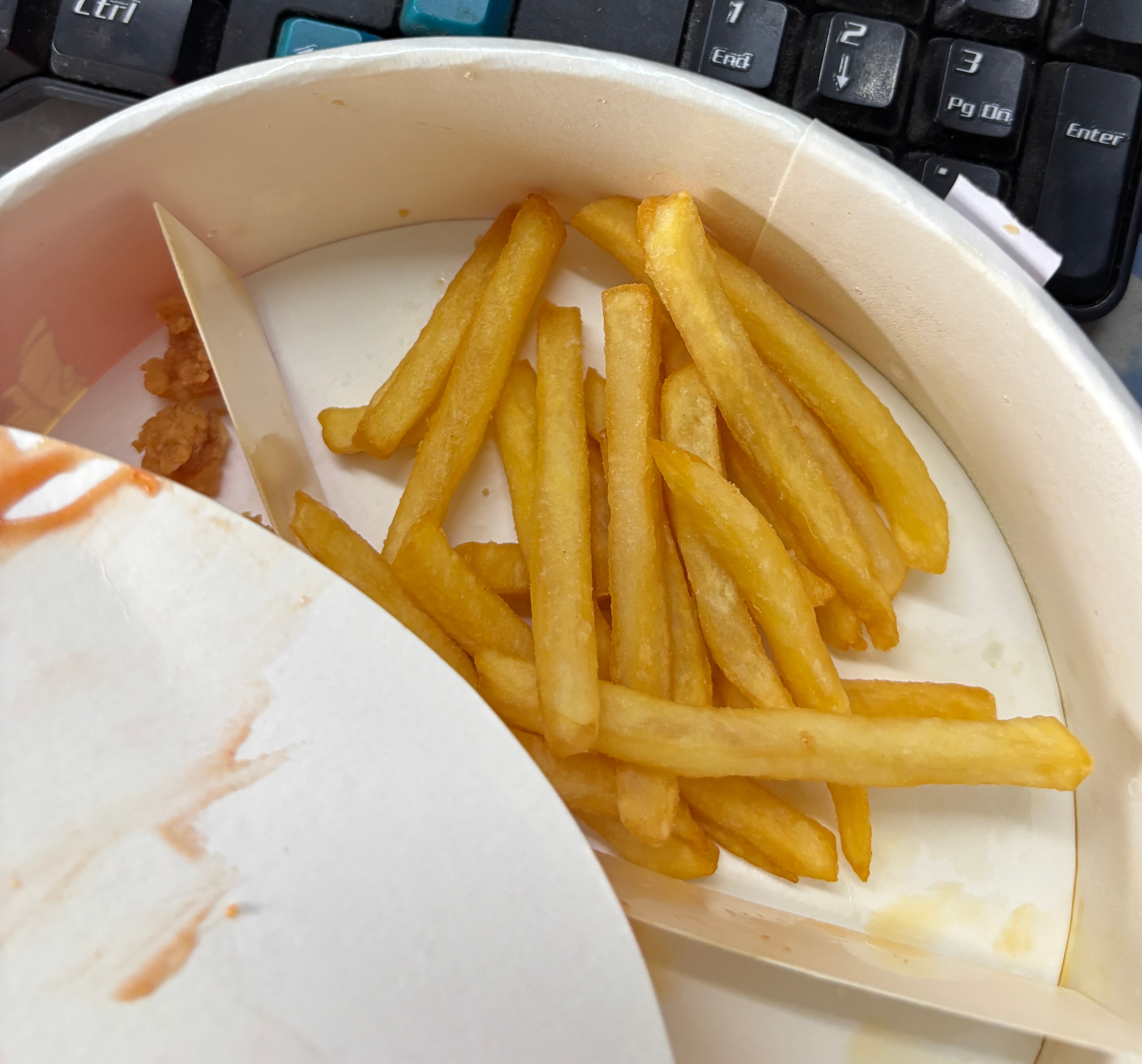 吃完才想起来拍照📸的🍟🍟 