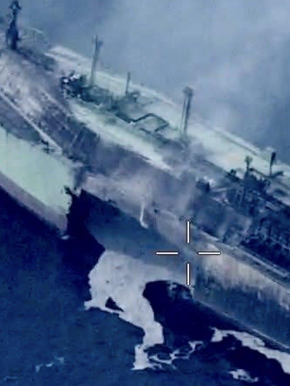 一张俄罗斯液化天然气运输船“北极梅塔加兹”号（Arctic Metagaz）的最