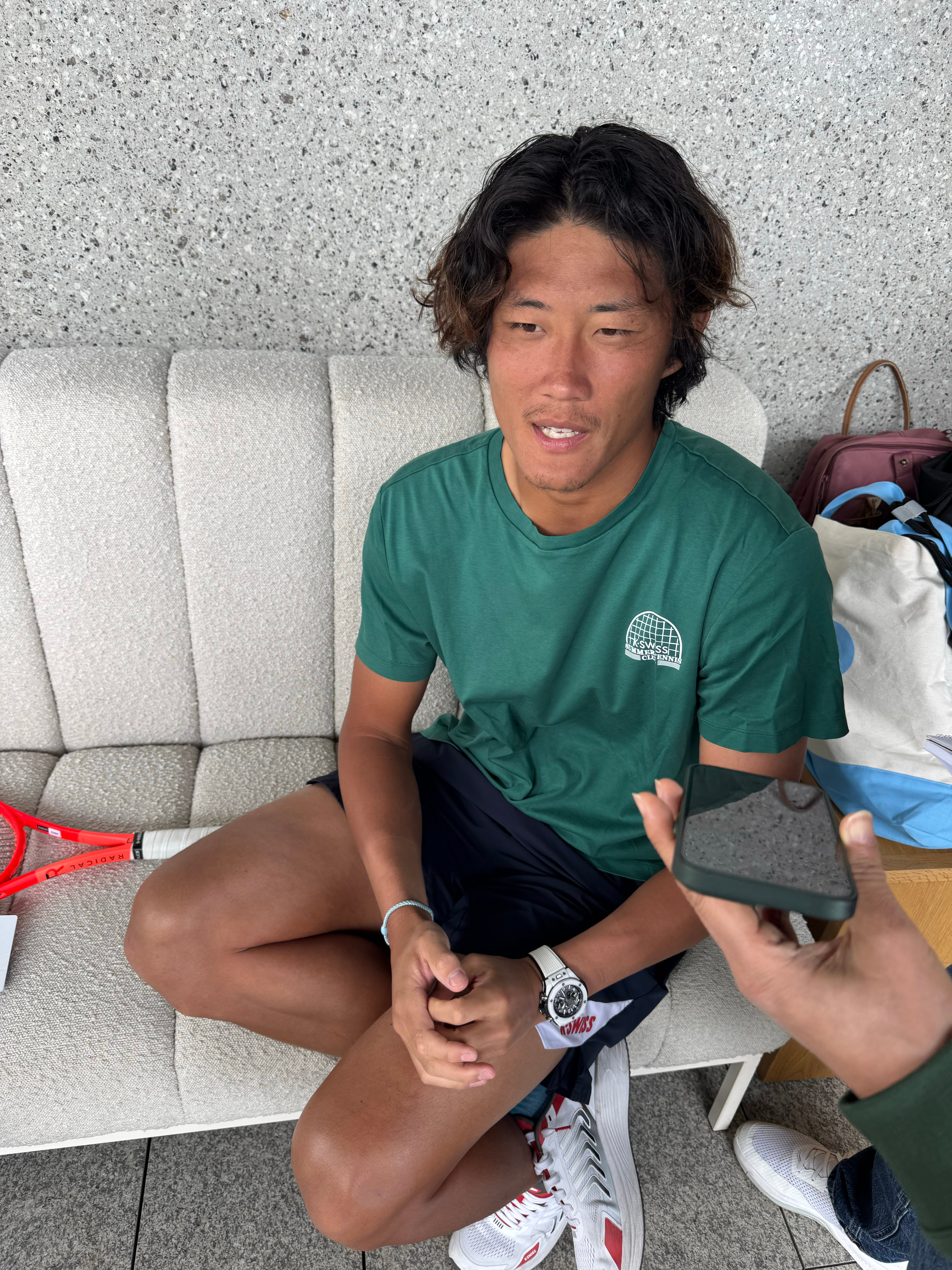 Media day，赛前采访张之臻🎤🎾张之臻的新赛季从联合杯打起，他在开年首