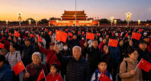超10万人齐聚天安门！国庆升旗仪式现场，这一幕让人热泪盈眶