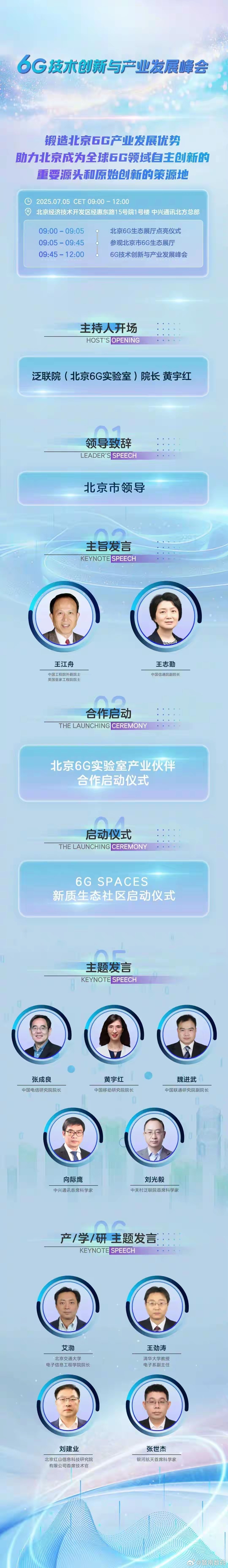 【“6G技术创新与产业发展峰会”明日召开】2025 全球数字经济大会“6G 技术