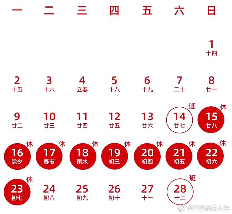 当假期调休 通过一凑2026春节放9天假变成小长假了！[允悲]虽然是小长假！也能