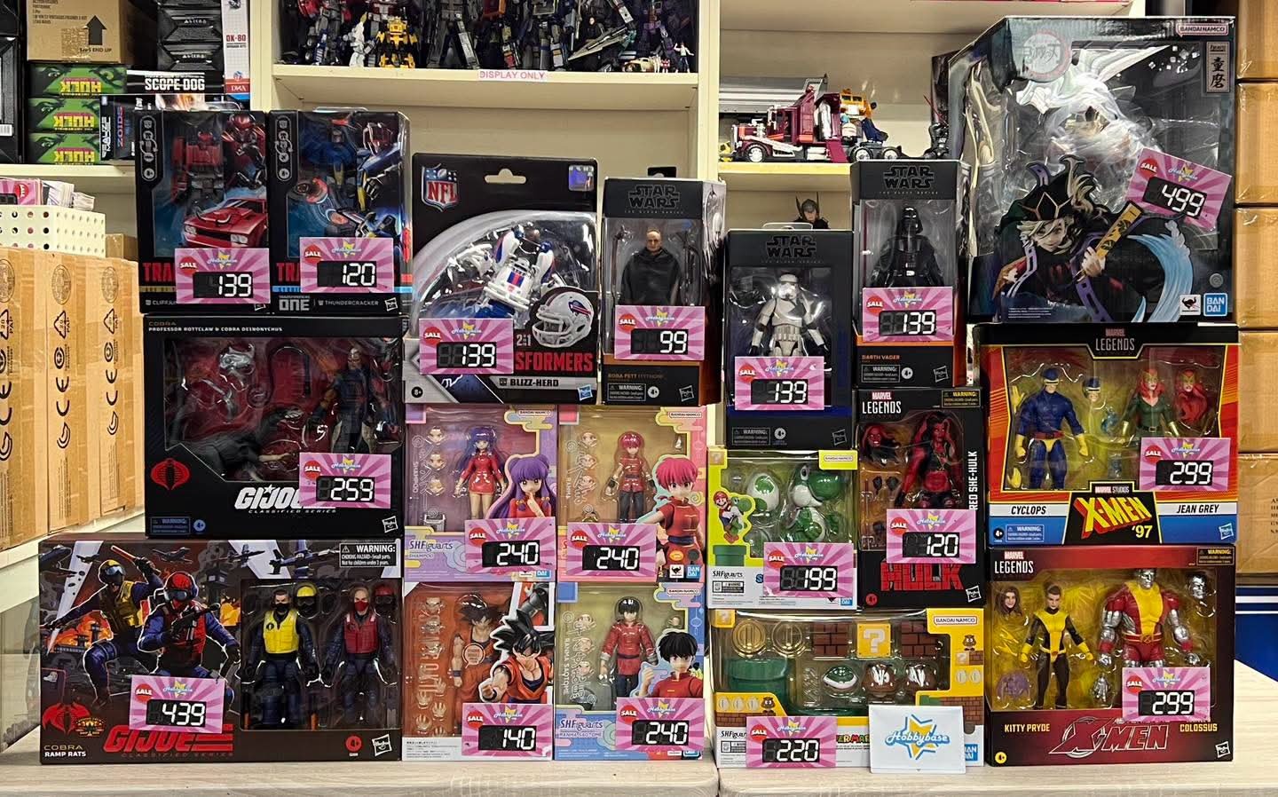 香港hobbybase近期特价，标价为港币 