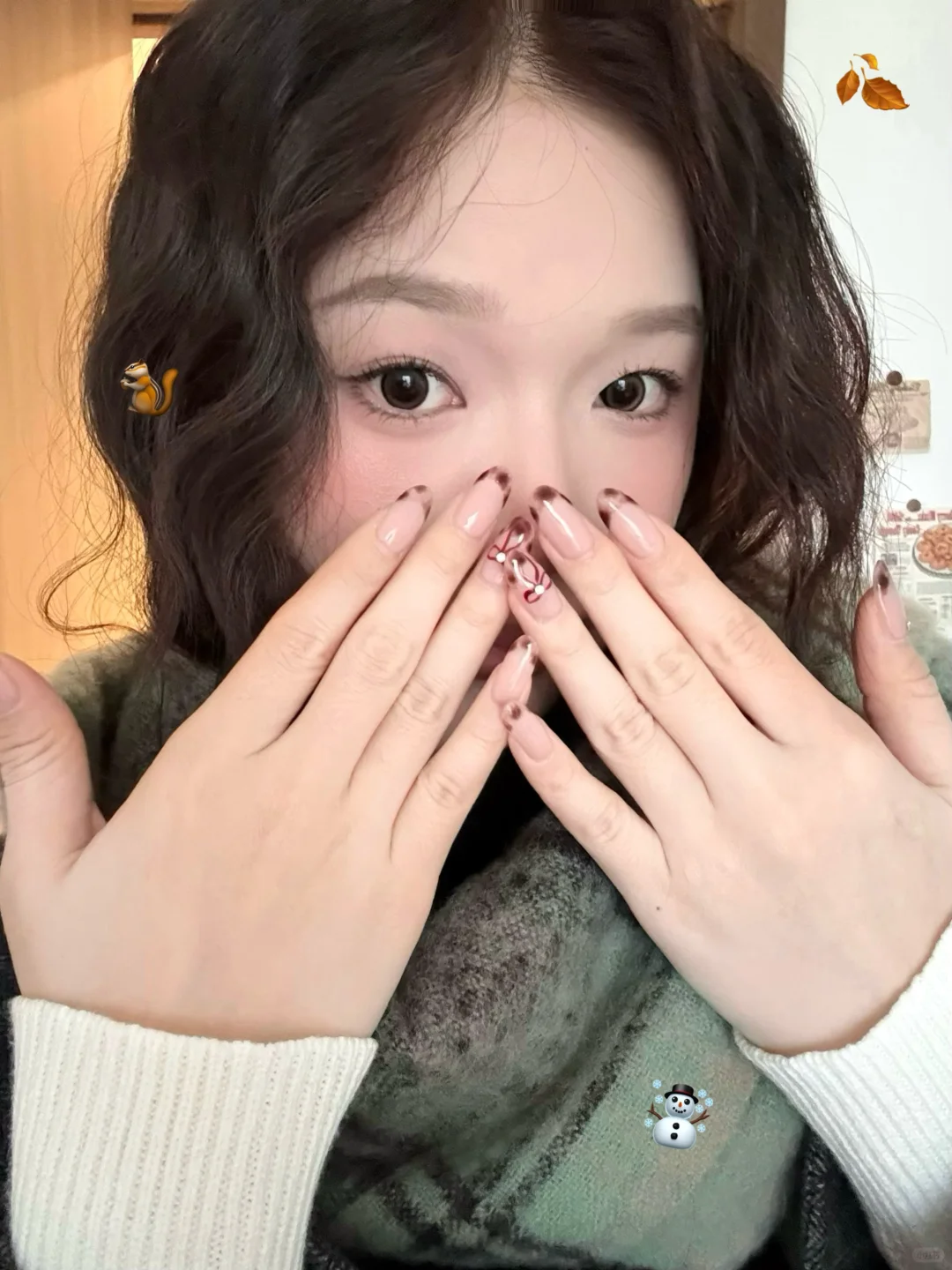 Nail share🧤好有秋冬氛围感的豹纹美甲.*•～