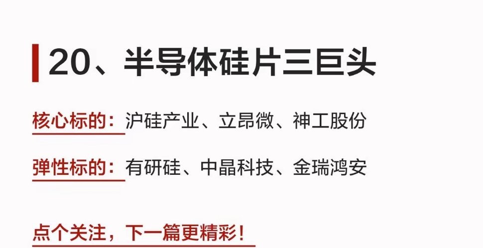 下半年坚守科技主线！20大AI科技细分赛道核心标的梳理AI算力产业链持续高景气，