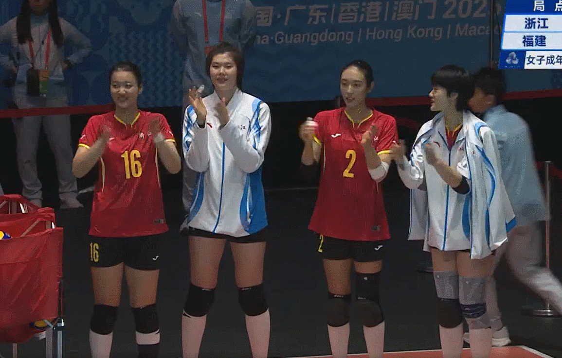福建队2-1（25-22/25-17/19-25）浙江队福建队丢局无缘B组第一，