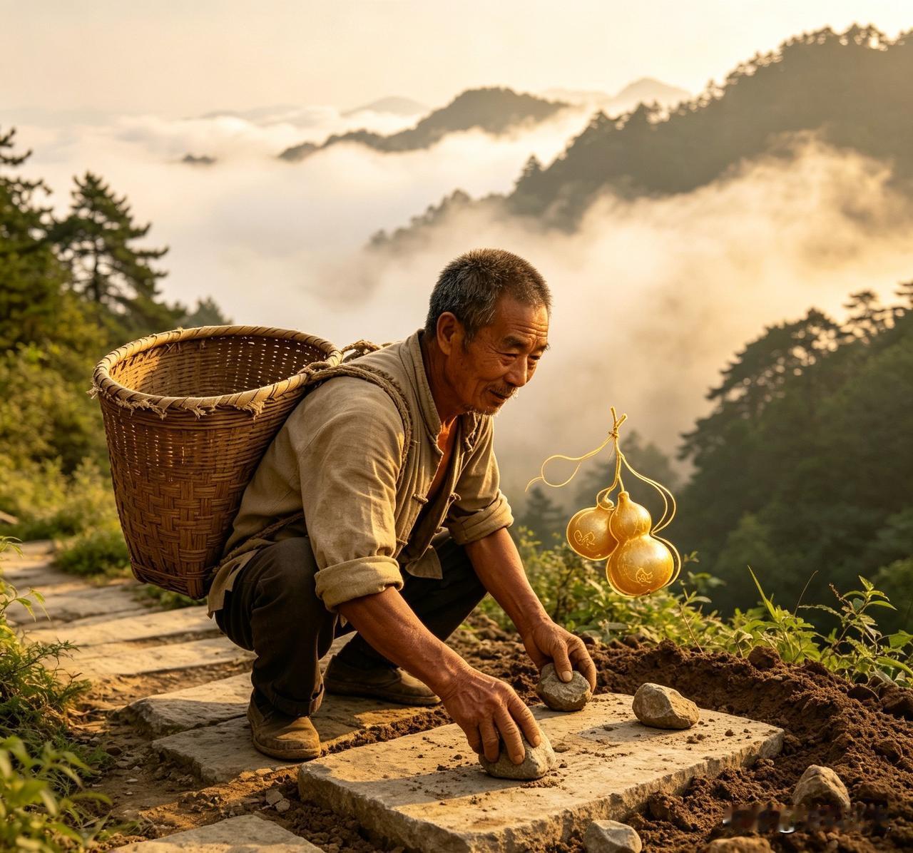 1973年，湖北村民李保民去武当山上采药，当他路过半山腰的一处坟堆时，突然瞥见坟