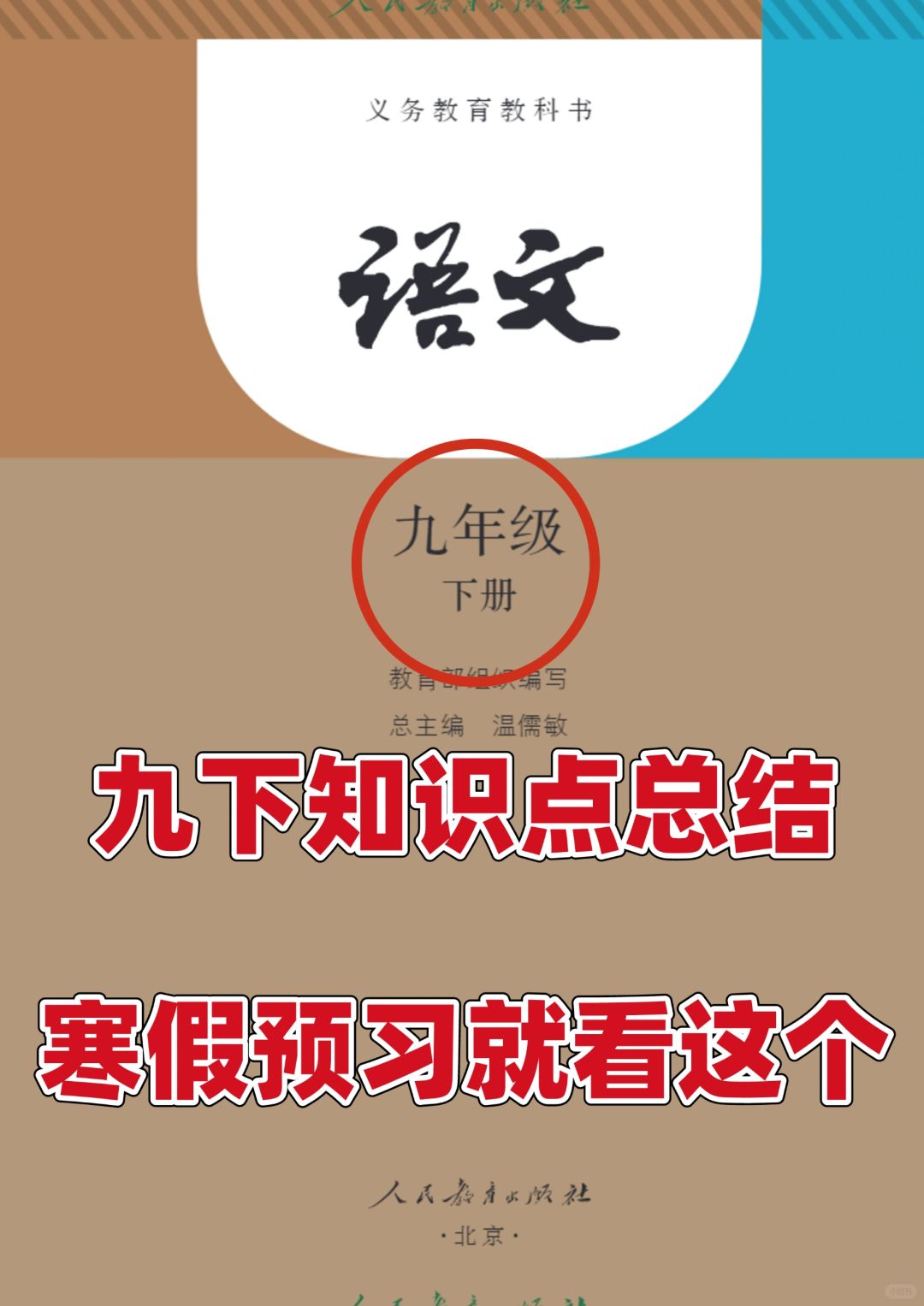 人教版九年级下册语文课本知识点总结🔥