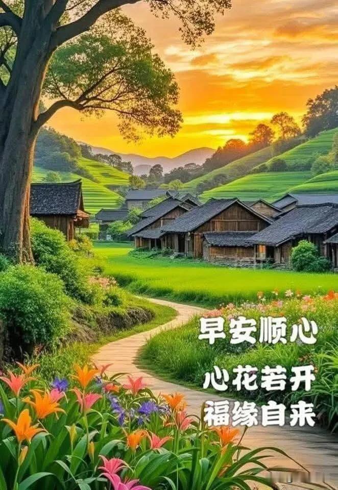 清晨问候，愿你活力满满，万事顺心。