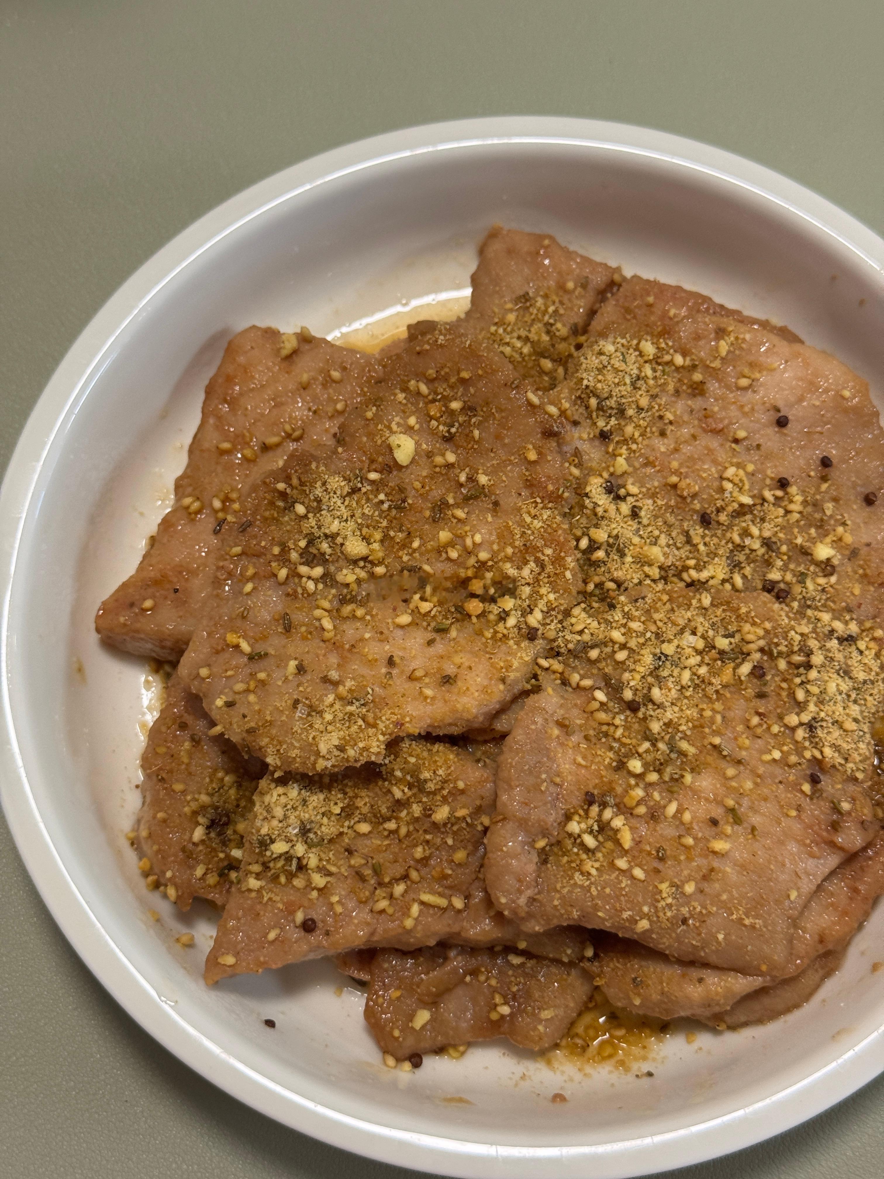 跟着村驴老师做的里脊！撒上烧烤料更是绝美！ 