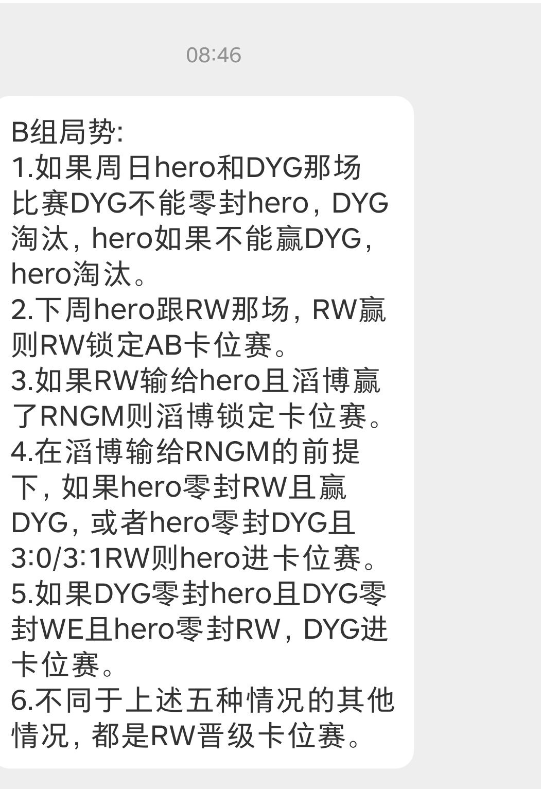 B组局势 ​​​