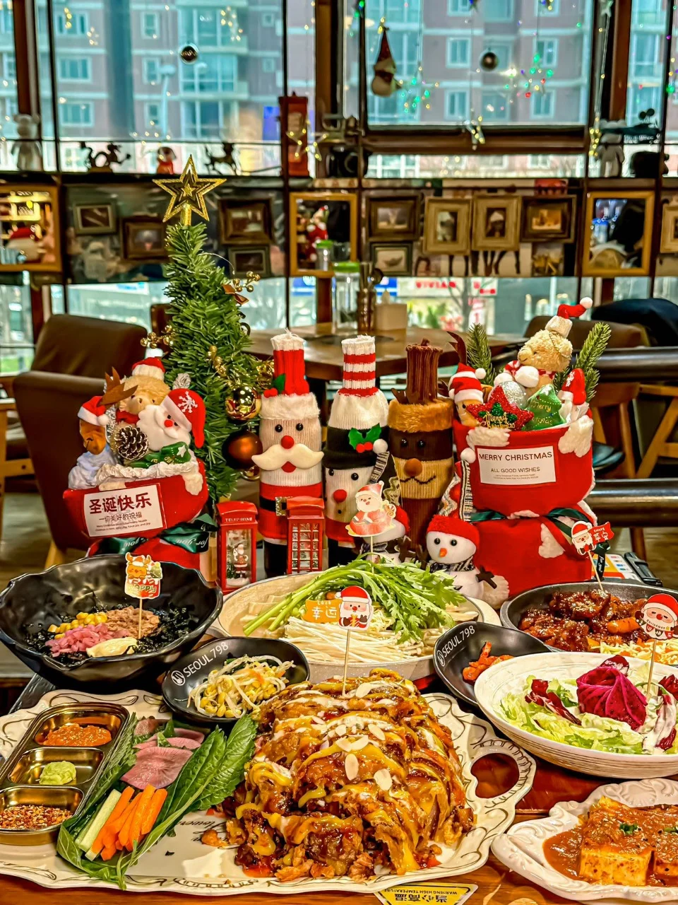 圣诞节必打卡的韩料餐厅，真的无法超越！！