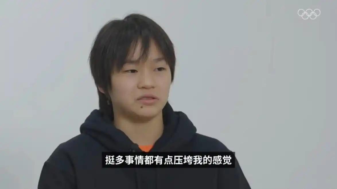 【全红婵认为自己还没有达到巅峰】全红婵说自己还没到巅峰、甚至感觉在往下走，是她对