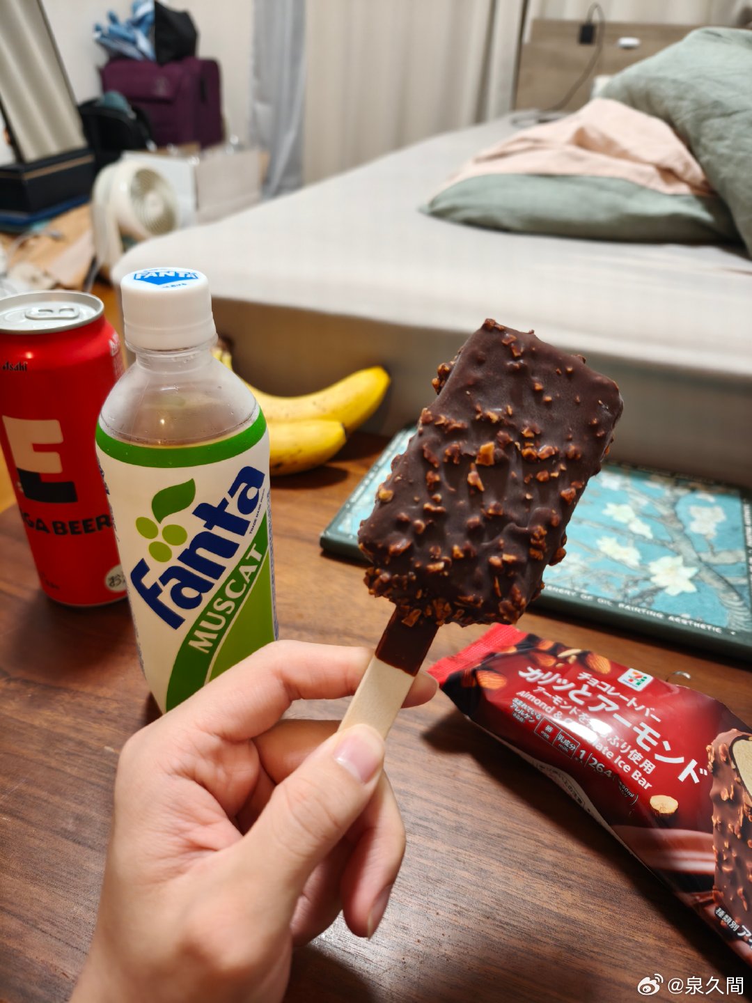 没有雪碧了拿个绿色系的芬达替代一下吧[发抖]吃完再去跑五公里。铁人三项这一块儿 