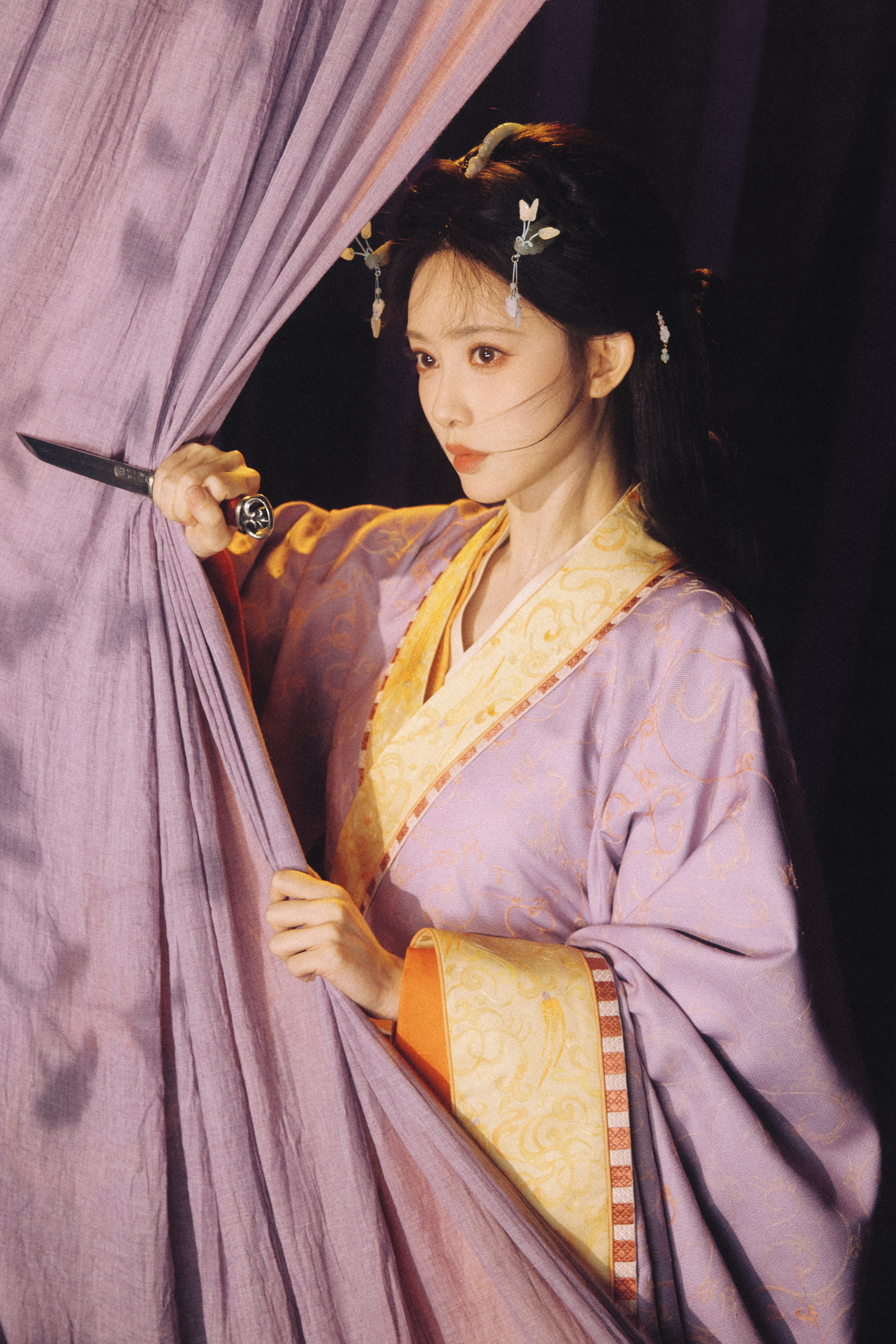 比较喜欢紫黄这套 