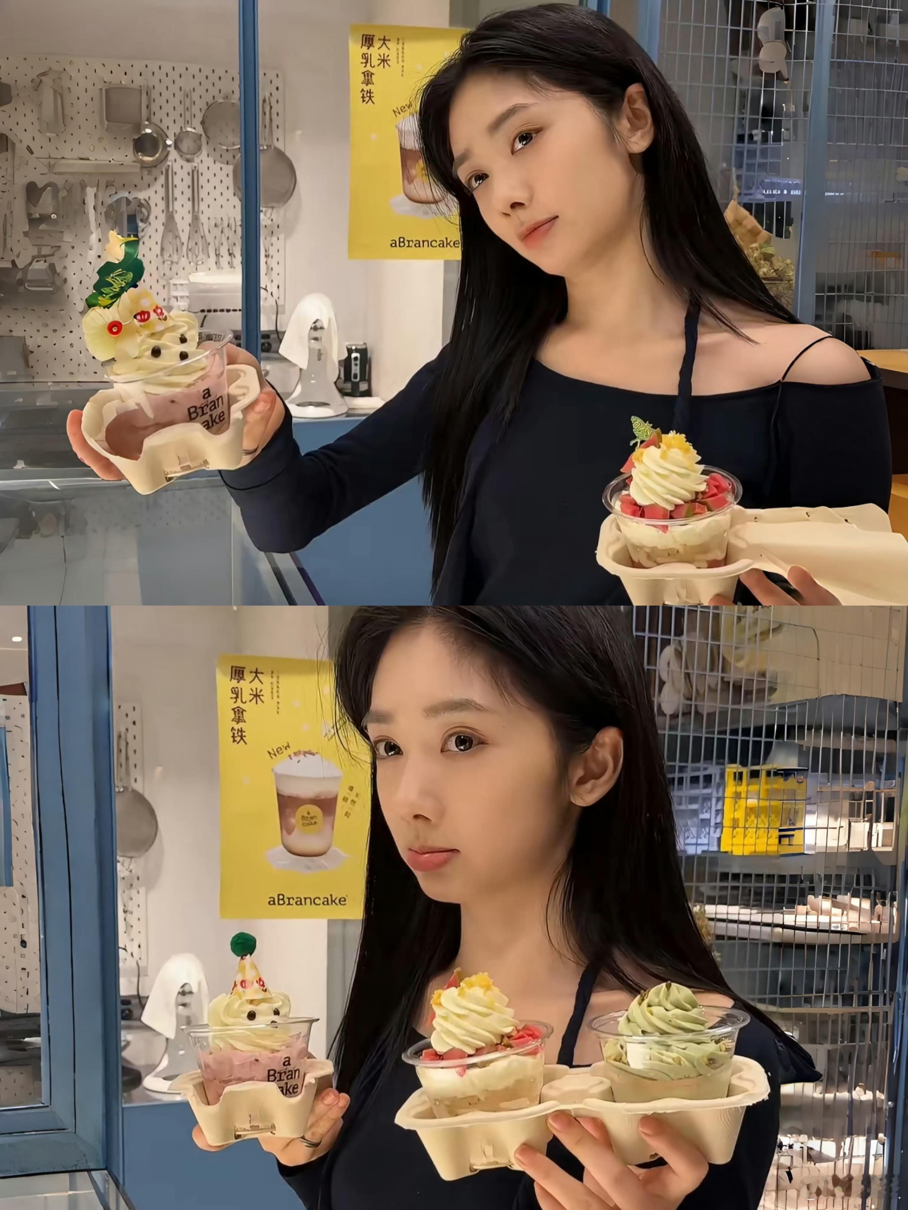 王影璐素颜逛街差点被认出来 素颜逛街都差点被店家认出🤍皮肤状态好到让人羡慕，底