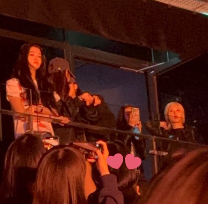 喵们今天和Rosé前辈一起去了Jennie前辈的演唱会😲cr.smellyme