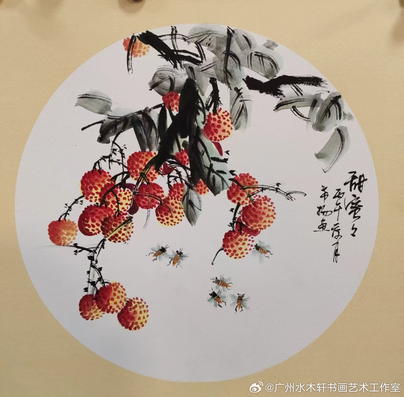 李希扬老师花鸟画作品欣赏。 