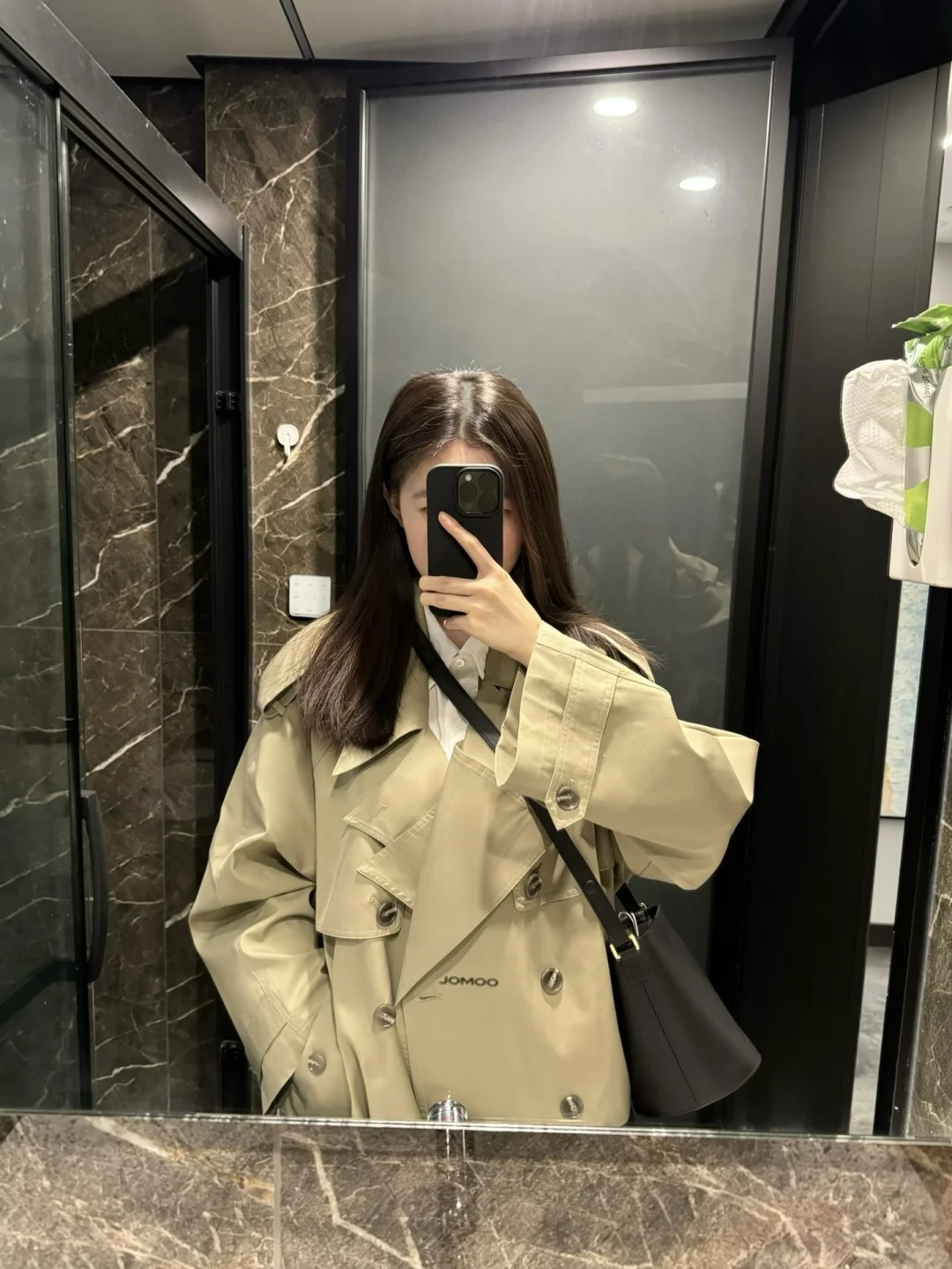 plog好爱这件卡其风衣
