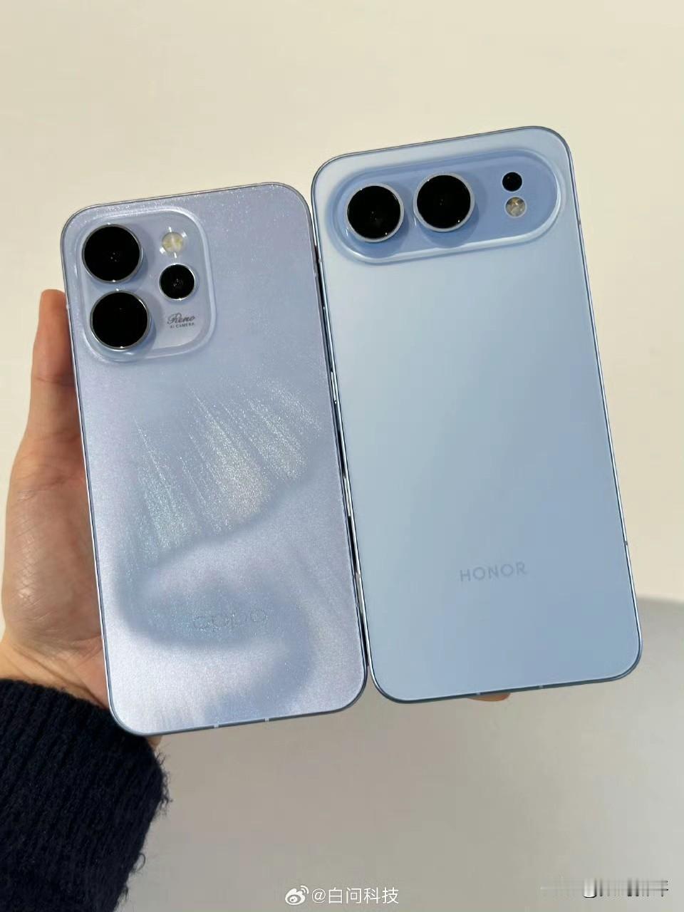 OPPOReno15对比荣耀500[笑哭]两款新机哪个颜值更高？OPPO先发布，