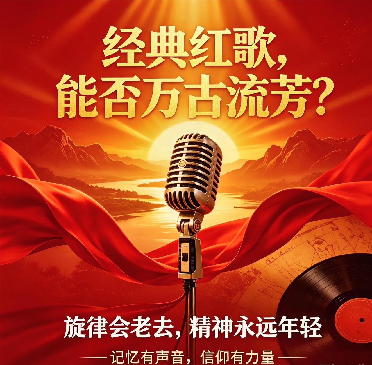 有人问，经典红歌，真的能万古流芳吗？
 
在这个流行音乐快速更新的时代，很多老歌