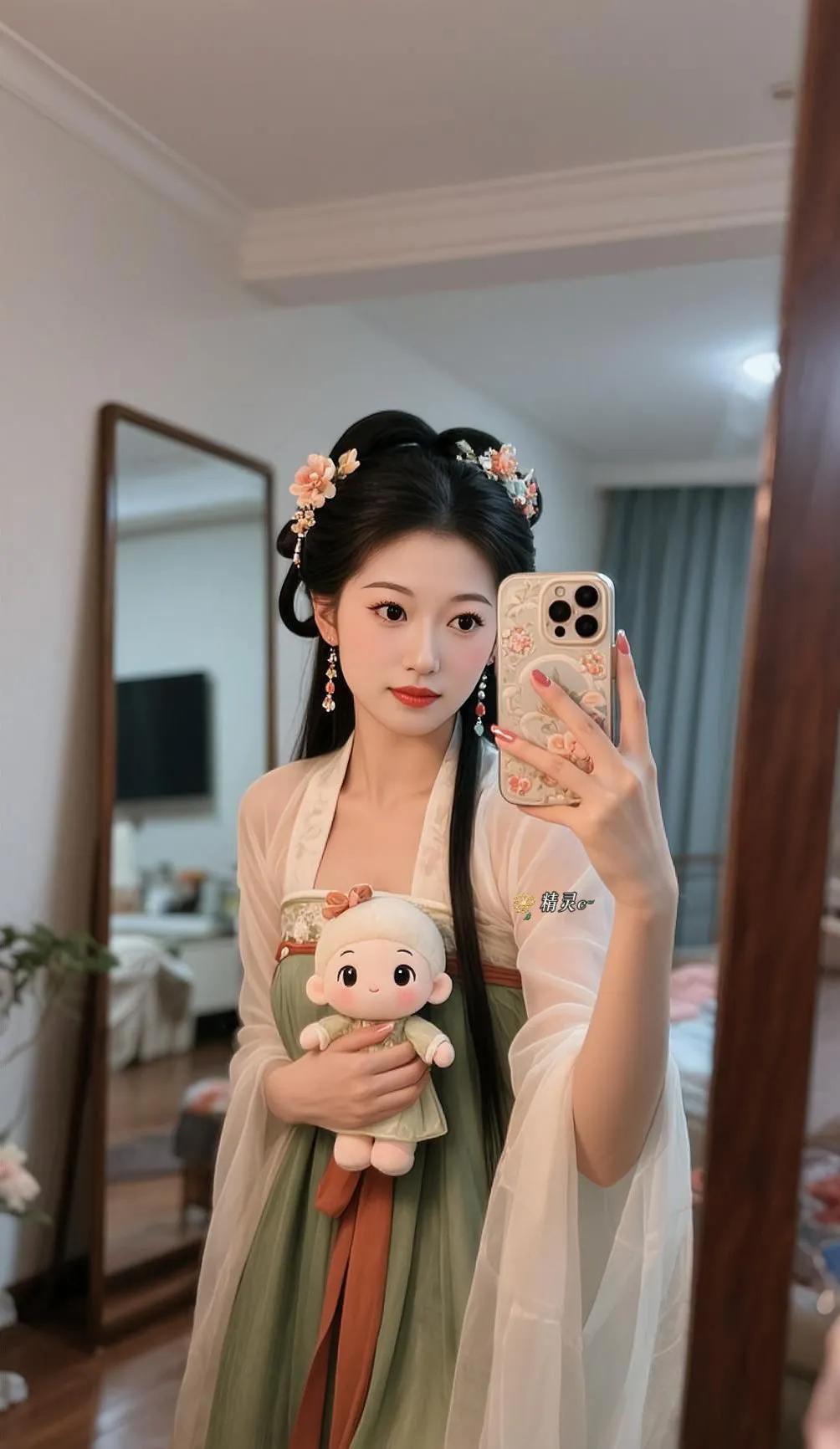汉服之美，在簪钗环佩与衣袂翩跹间流转。