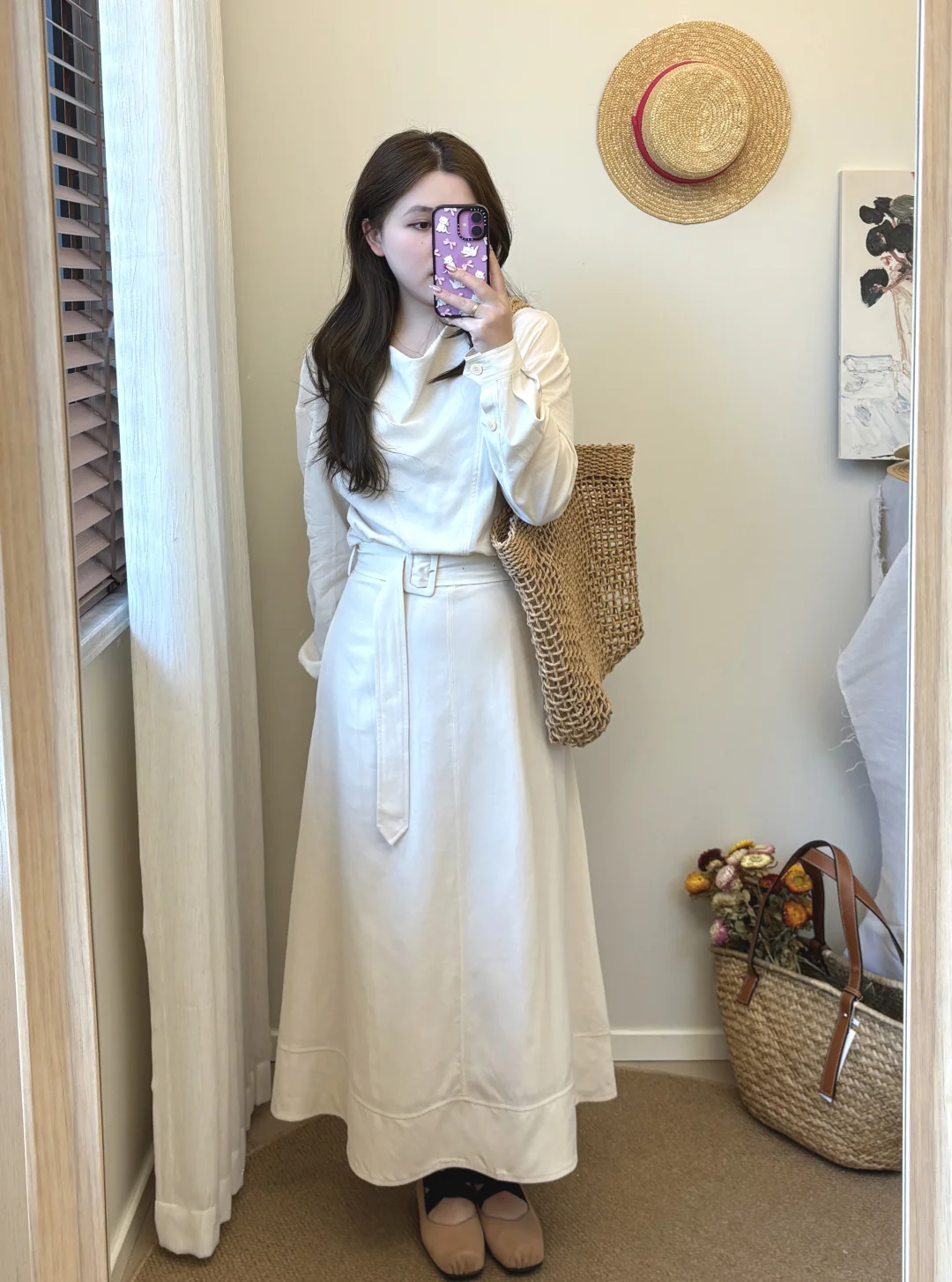 🤍清冷优雅的白色连衣裙！