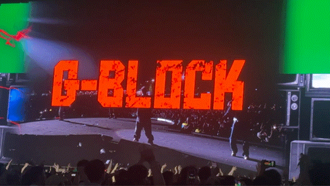 GBLOCK枣林湾音乐节合唱舞台 GAI周延与C-BLOCK的合唱一开场，全场就