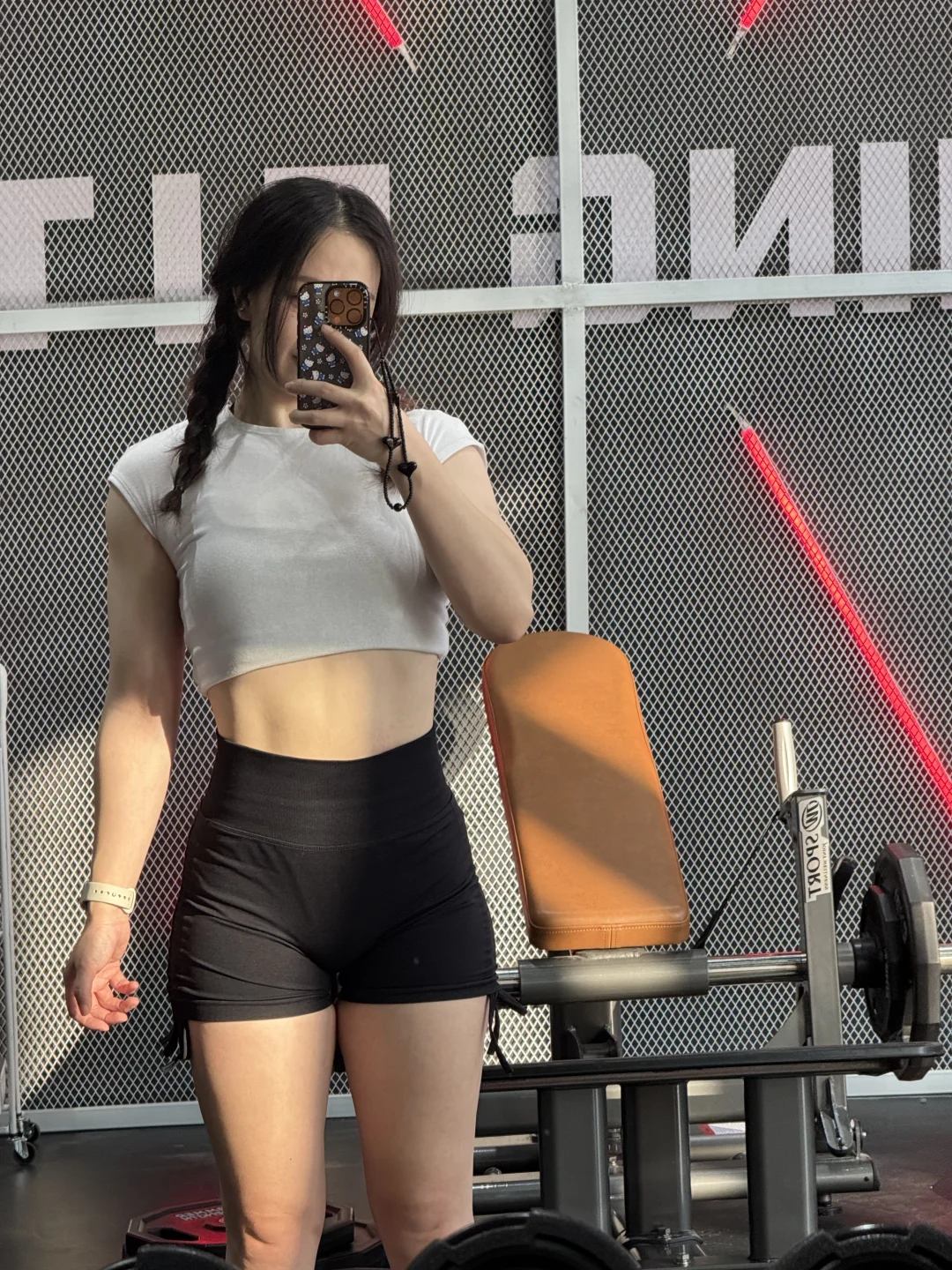 今日份划水臀训