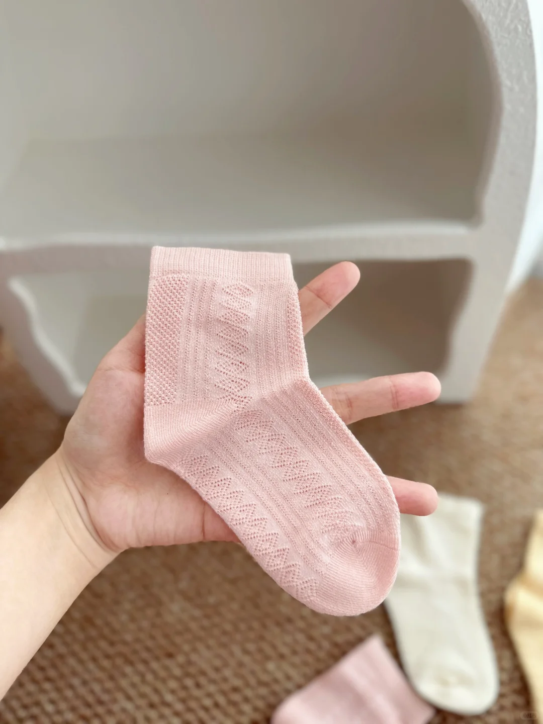 娃一岁了，还在回购的袜子🧦！敲透气～