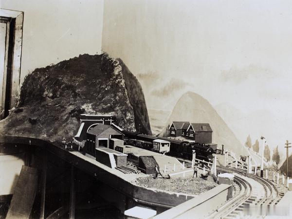 微型火车站模型，1932年 ​​​