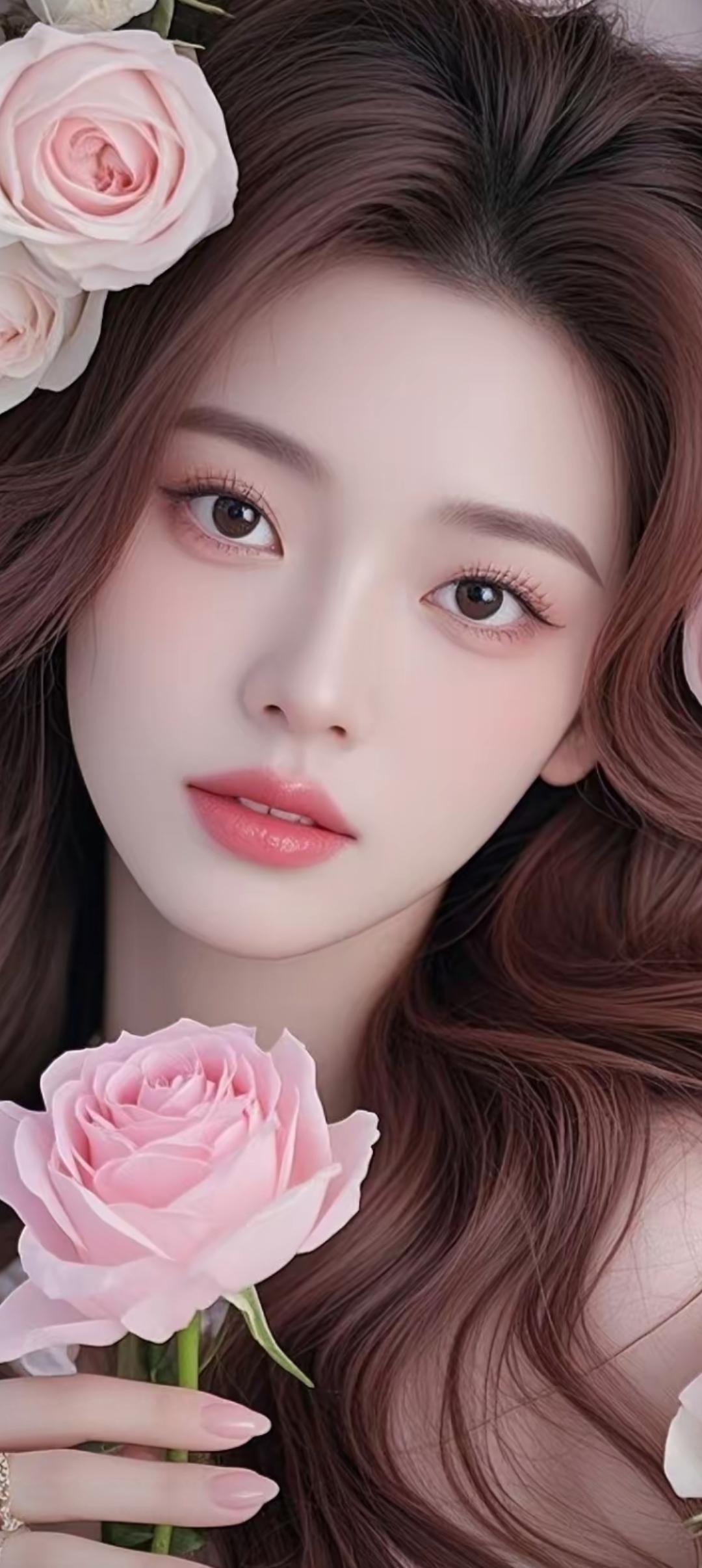 粉嫩玫瑰，温柔少女心，绽放美丽时刻！🌹💕