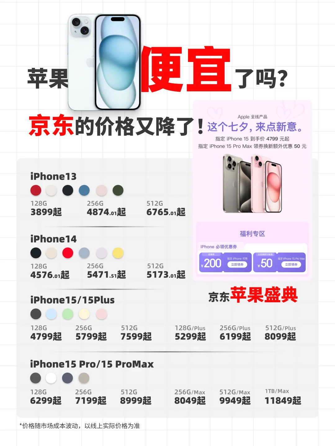 倒计时1天！iPhone15价格又又又降价了！