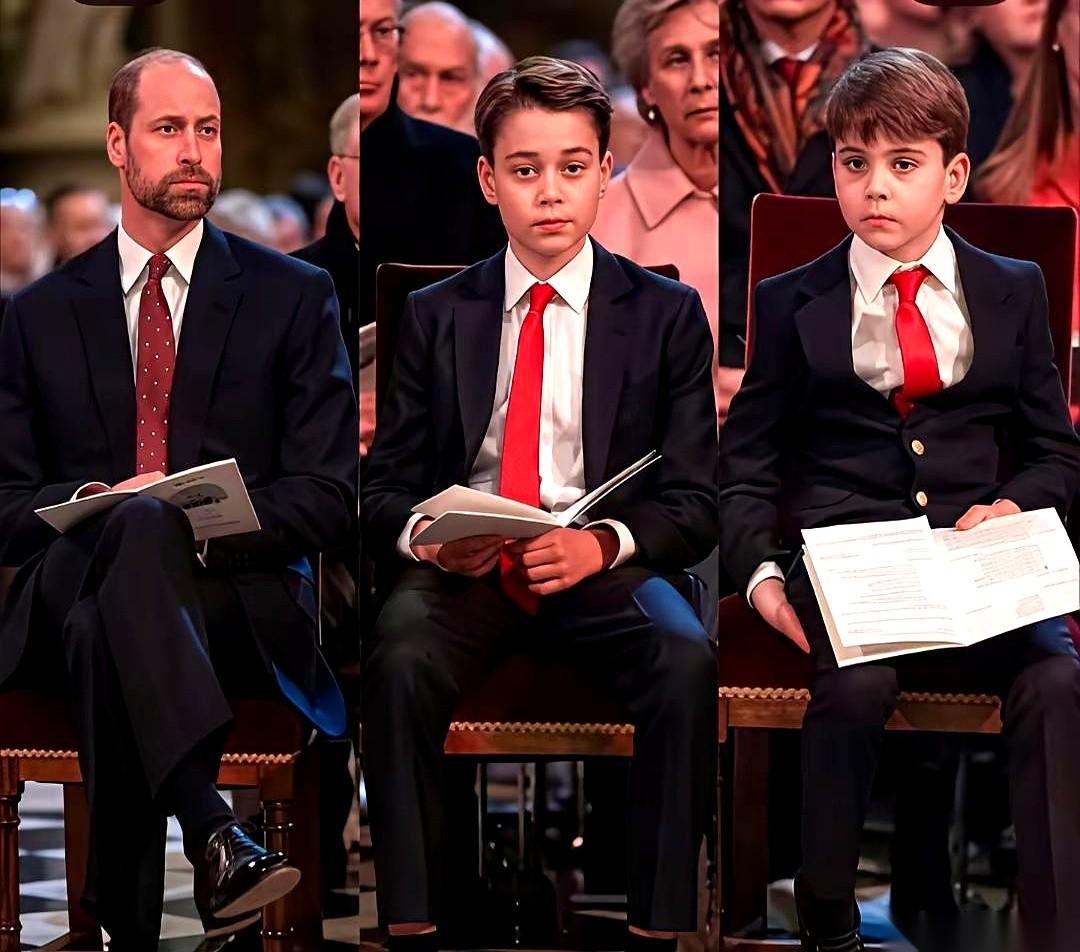 威廉那两个儿子，乔治和路易，真是越看越有意思。
不是说长得不好，是温莎王室那套祖