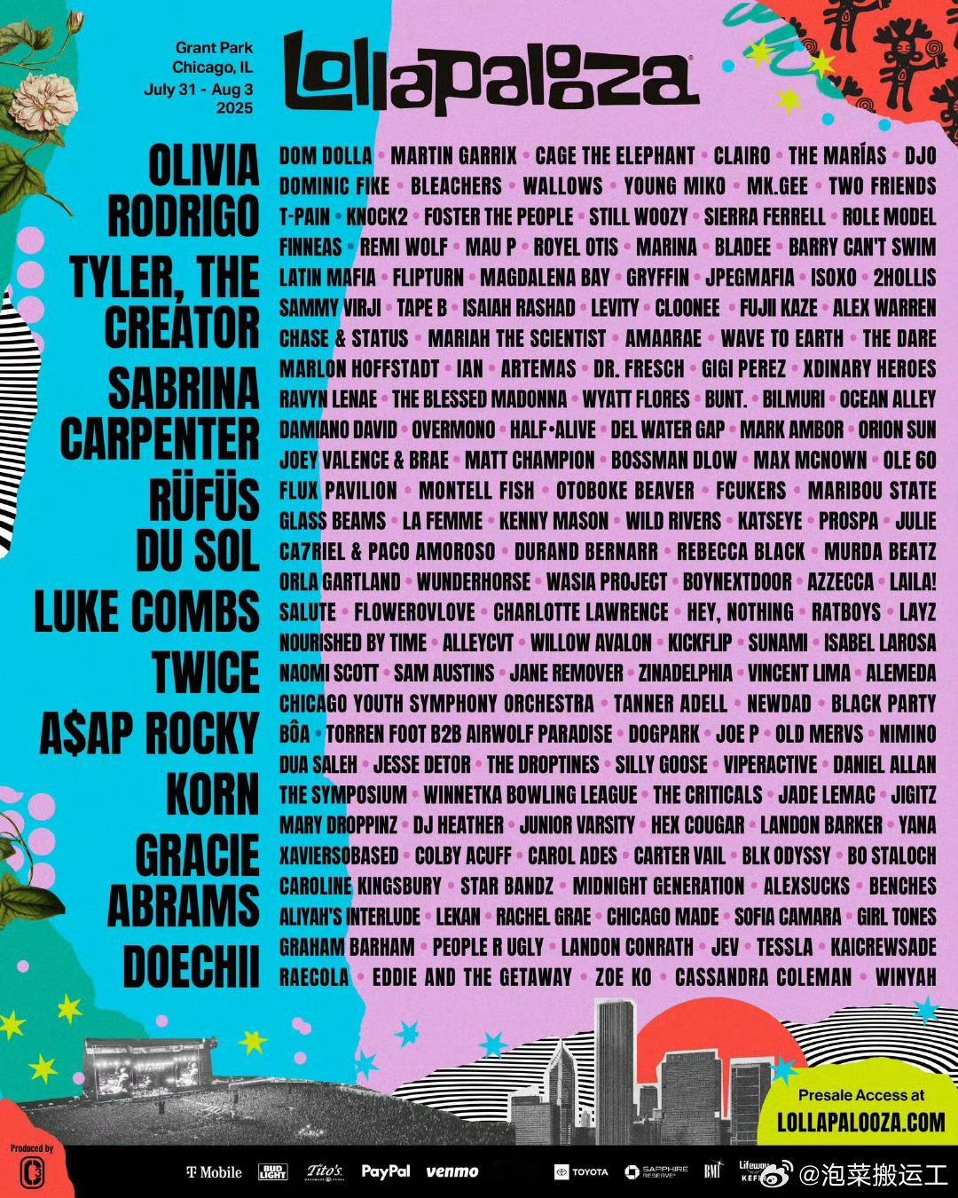 今年参加Lollapalooza音乐节的KPOP组合:TWICE 领衔 BOYN