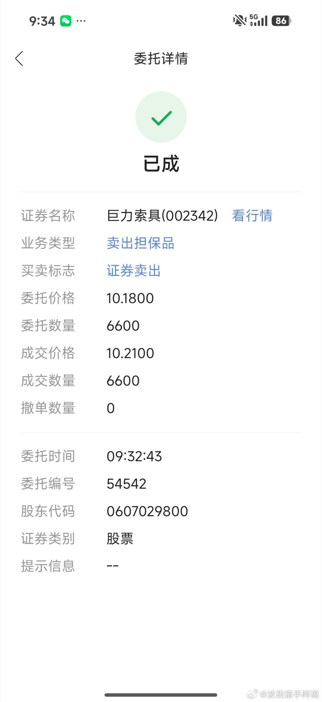 巨力索具走了一部分
