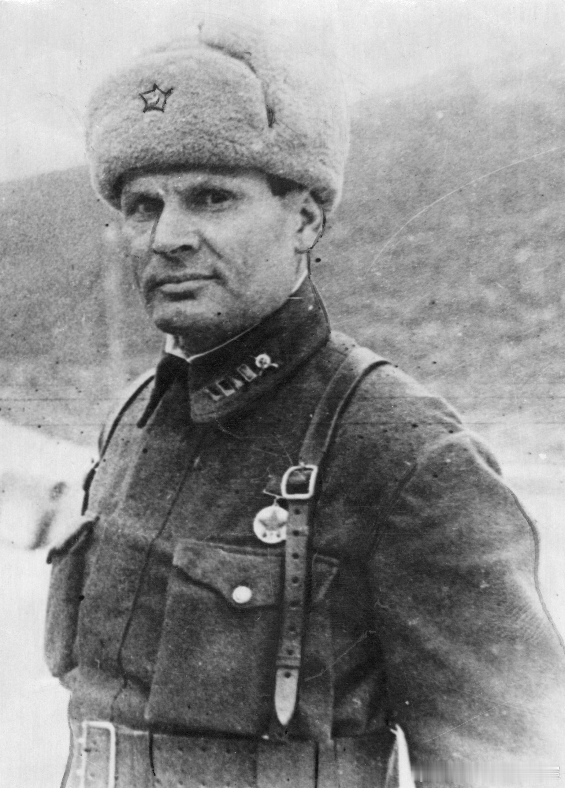 1942年苏军滨海集团军步兵第345师师长Николай Олимпиевич 