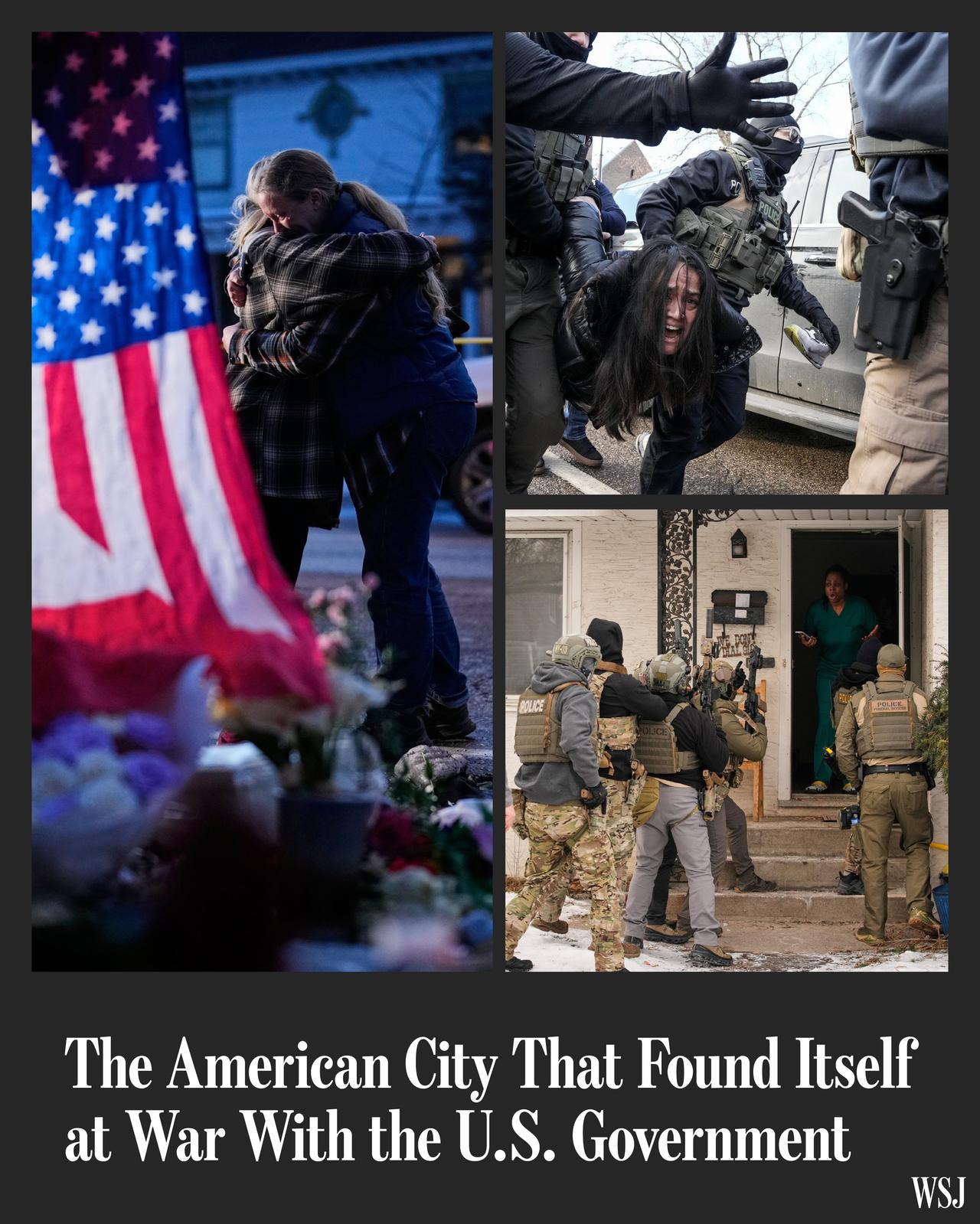 《华尔街日报》：ICE枪杀退伍军人事务部护士，标志着明尼阿波利斯之战进入了一个新