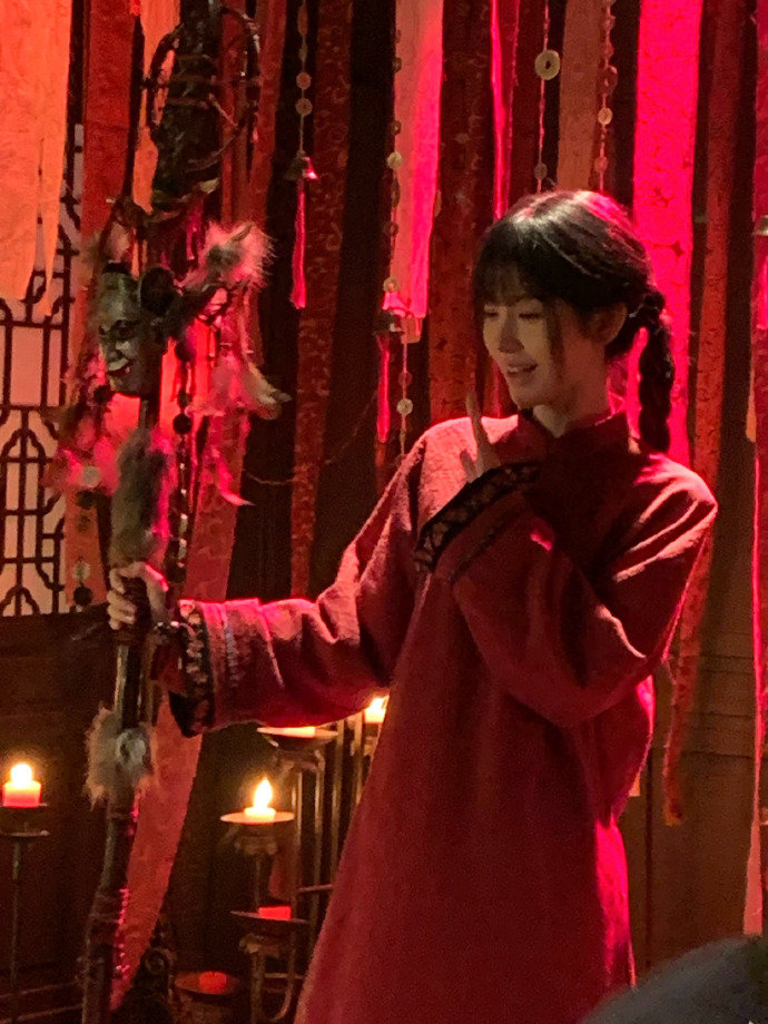 鞠婧祎邪恶双马尾鞠婧祎邪恶麻花辫 哈哈哈哈这是吓谁呢 