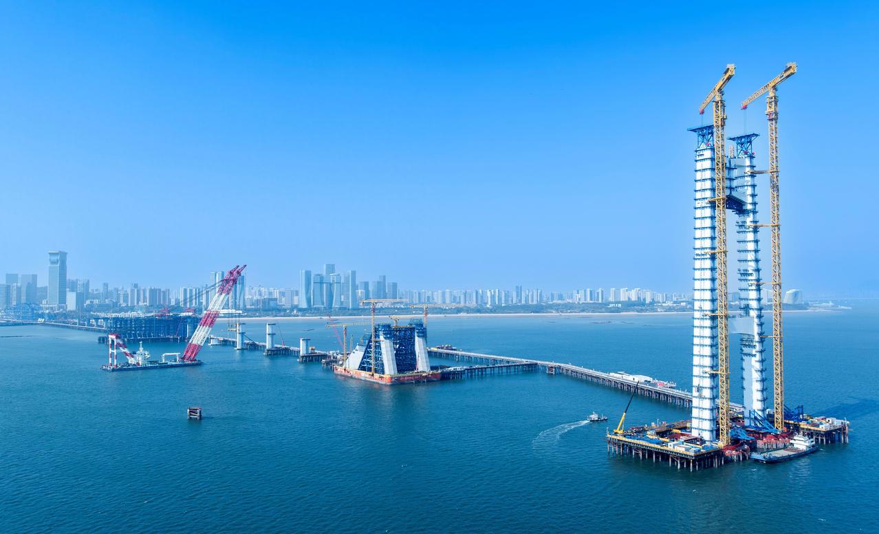 台当局不让修、不让上岸！厦金大桥最后一公里，大陆这步棋太高明。 
 
厦金大桥厦
