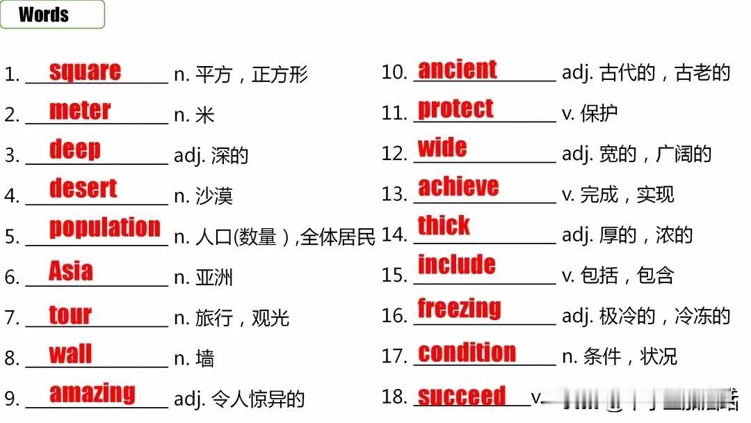 八年级英语基础知识梳理，这些没掌握，刷再多的题，也不会进步！
亲爱的八年级同学们