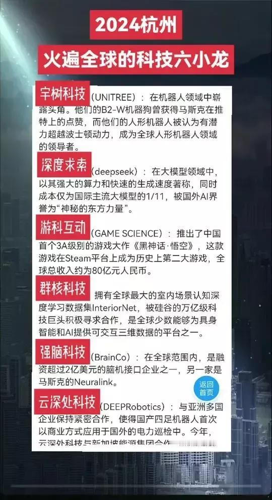 这是最近网上传播的杭州“六小龙”，别的公司没做过不清楚，游科属实算不了什么。别以