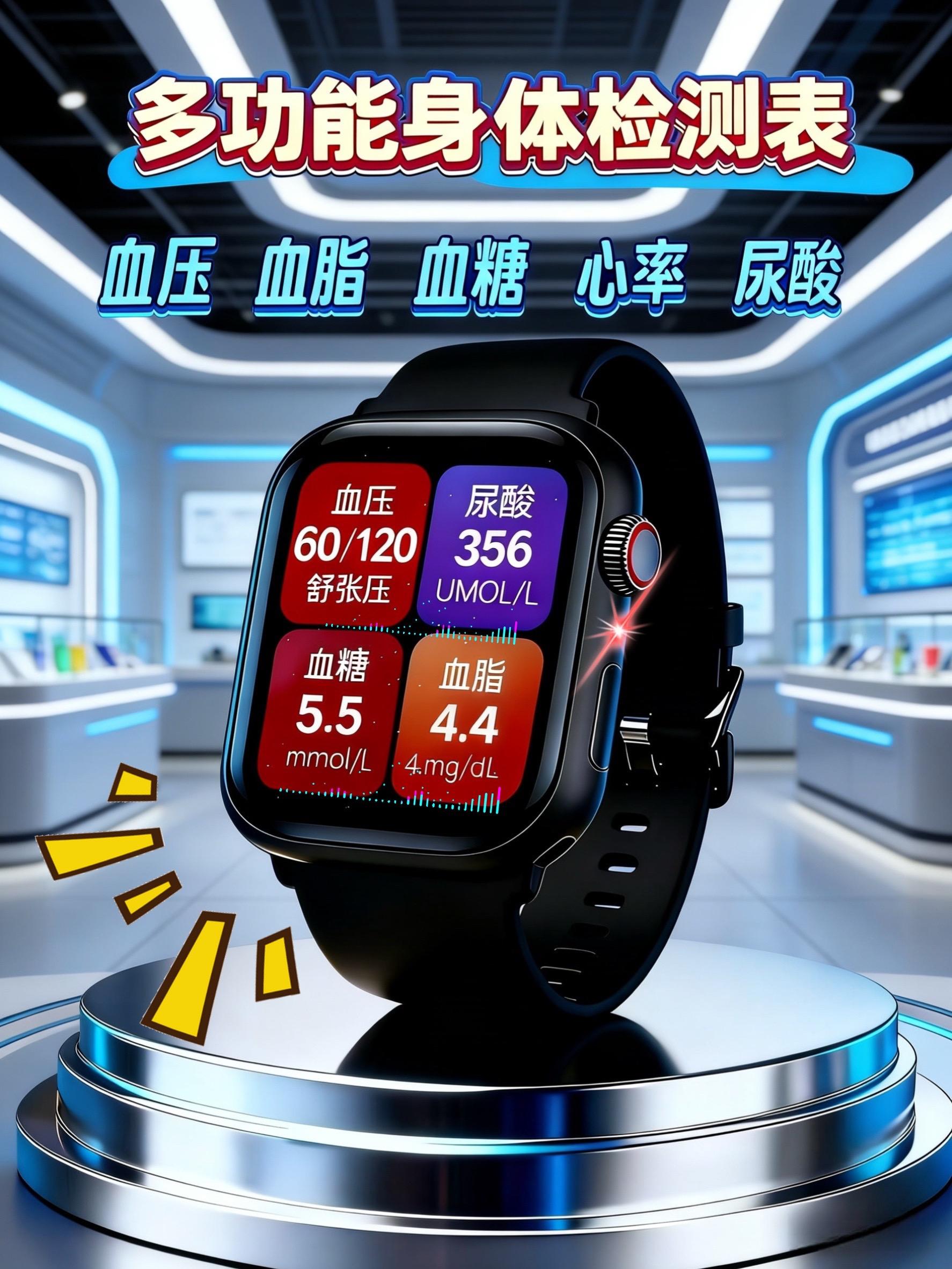 科技改变生活智能健康手表 爸妈健康 血糖血压监测 养老好物