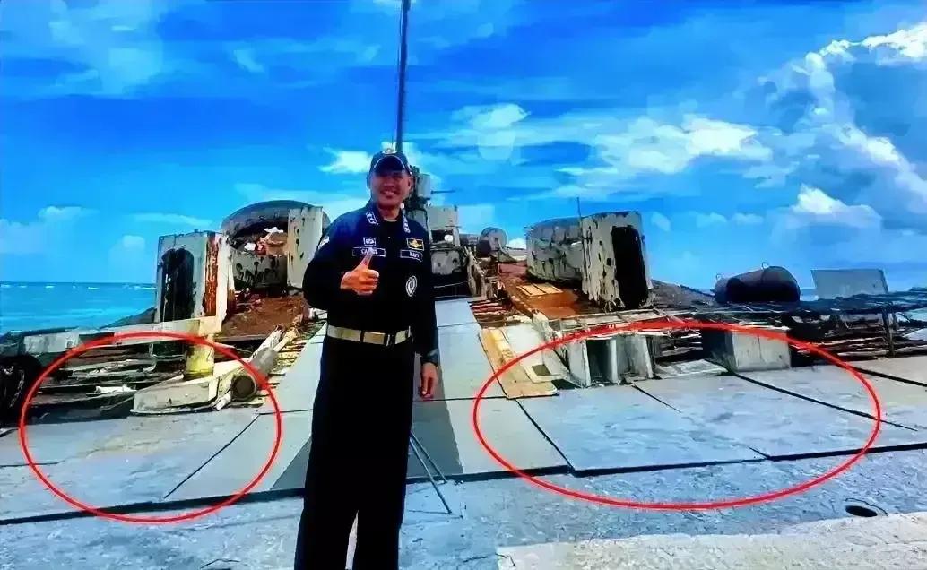 菲律宾如何将钢板运送到座滩的马德雷山号上的？我们都知道中国海警船严密监视着菲律宾